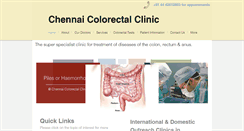 Desktop Screenshot of chennaicolorectalclinic.com